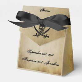 Pirate Bruiloft Favor Tent Box Bedankdoosjes