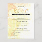 pirate bruiloft rsvp inserts uitnodiging briefkaart (Voorkant)