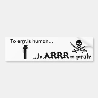 Pirate Bumpersticker