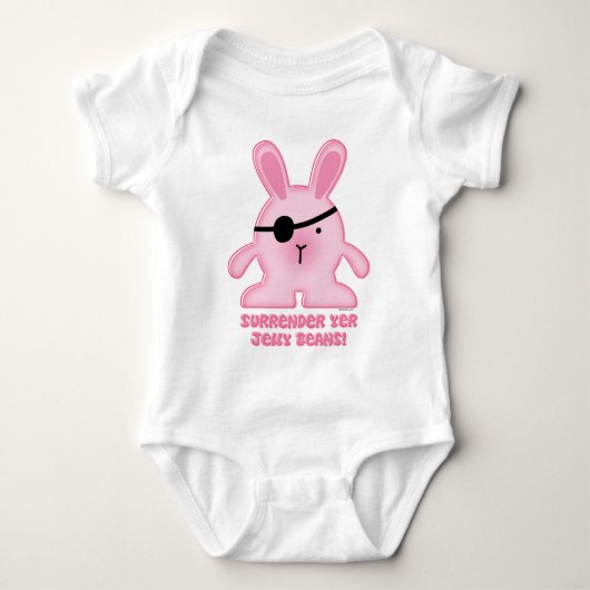 Pirate Bunny Baby Creeper Romper (Voorkant)