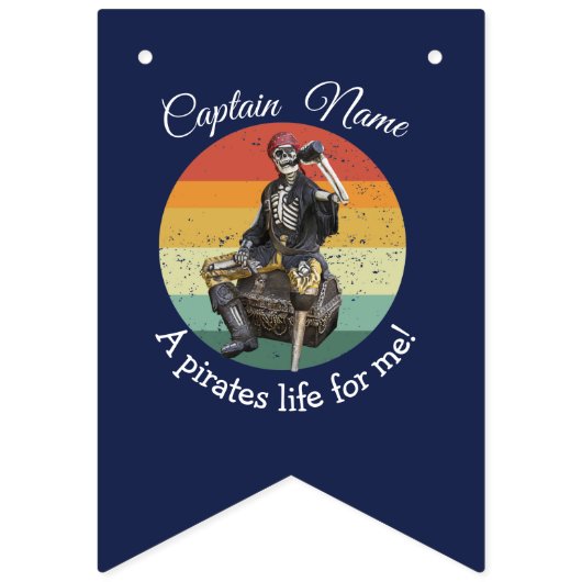 Pirate Bunting Flags Vlaggetjes (Tweede vlag)