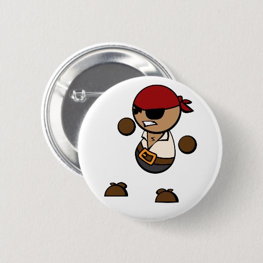 Pirate Button (Voorkant /achterkant)
