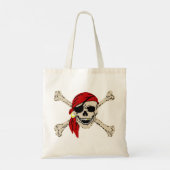 Pirate Canvas tas (Achterkant)