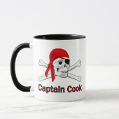Pirate capitaine Cook Mugs (Gauche)