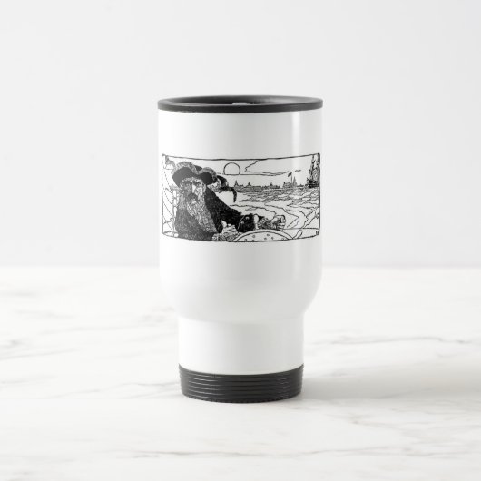 Pirate Capitaine Travel Mug (Centre)