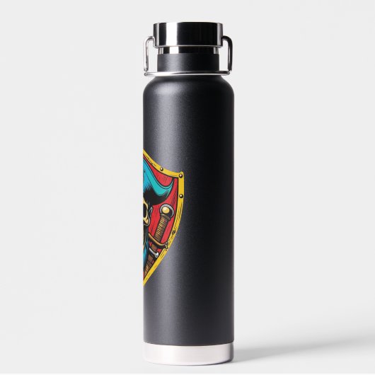 Pirate Captain Bouteille d'eau (Arrière)