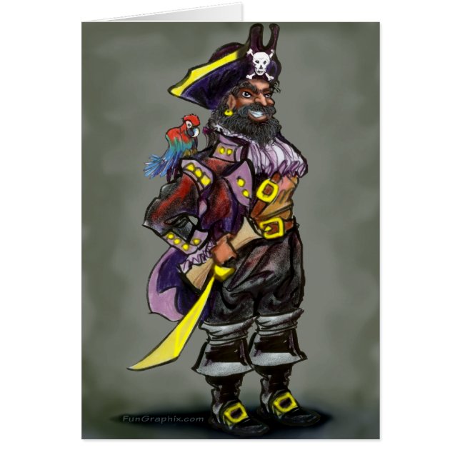 Pirate Captain Card (Voorkant)