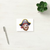 Pirate Captain Cartoon Character Mascot Post-it® Notes (Kantoor)