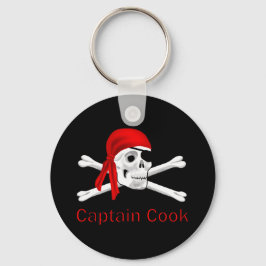 Pirate Captain Cook Sleutelhanger