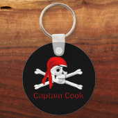 Pirate Captain Cook Sleutelhanger (Voorkant)