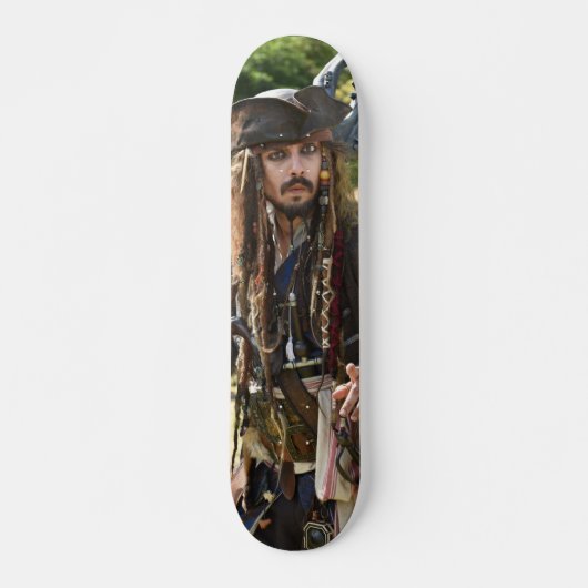 PIRATE CAPTAIN COSPLAY Skateboard, 7¾-inch deck Skateboard (Voorkant)