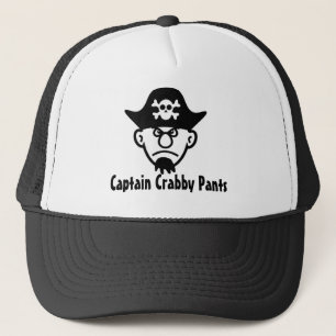 Pirate Captain Crabby Pants Trucker Pet