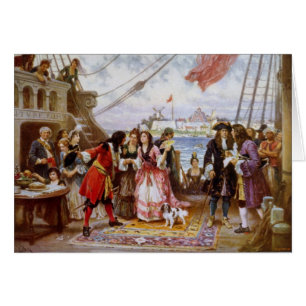 Pirate Captain Kidd in NY Harbour