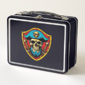Pirate Captain Metal Lunchbox (Voorkant)