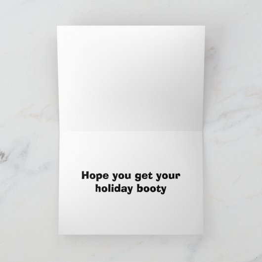 Pirate - carte de Noël (Intérieur)