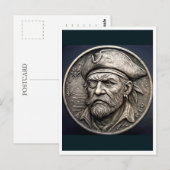 Pirate. Carte postale (Devant / Derrière)
