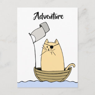 Pirate Cat Adventure Briefkaart