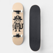 Pirate Cat Skateboard (Voorkant)