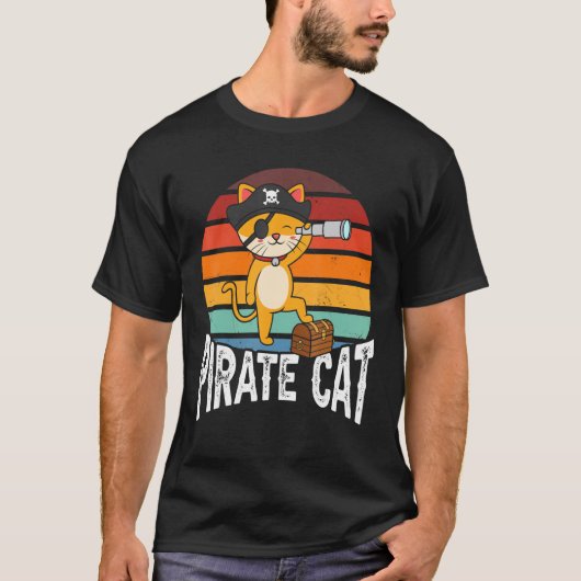 Pirate Cat T-shirt (Voorkant)