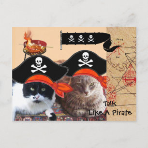 PIRATE CATEGORIEËN ANTIEK PIRATEN BEHANDELINGSKAAR BRIEFKAART