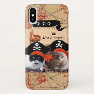 PIRATE CATEGORIEËN ANTIEK PIRATEN BEHANDELINGSKAAR iPhone X HOESJE
