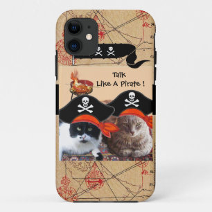 PIRATE CATEGORIEËN ANTIEK PIRATEN BEHANDELINGSKAAR iPhone 11 HOESJE