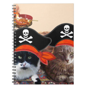 PIRATE CATS, spreek als een Pirate Dag Notitieboek