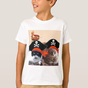 PIRATE CATS, spreek als een Pirate Dag T-shirt