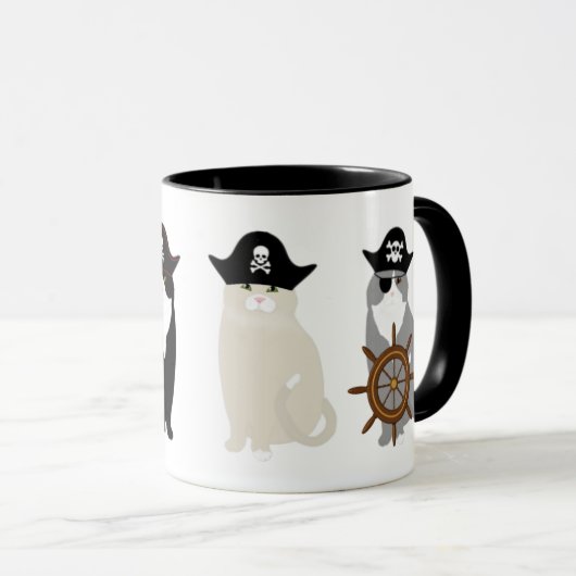 Pirate Chat Mug (Devant droit)