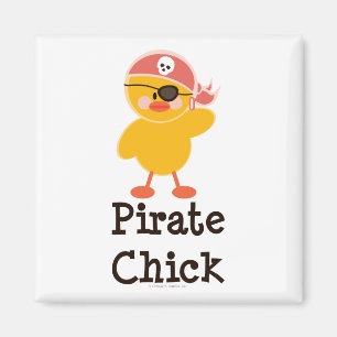 Pirate Chick Magnet Magneet