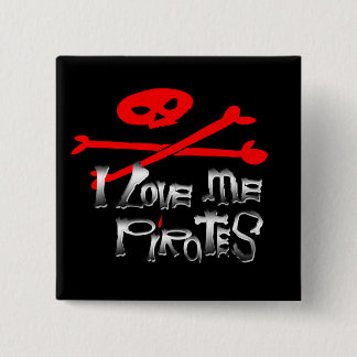 Pirate Contest!!! Vierkante Button 5,1 Cm