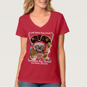 Pirate Contraband Dagen Vrouwen Alle stijlen donke T-shirt