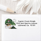 Pirate CPTN Crusty Kringle Retouradres Label (Insitu)