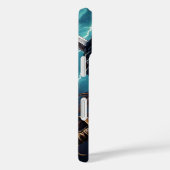 Pirate crâne avec épées iPhone / coque ipad (Verso / Droite)