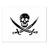 Pirate Cross Rubberstempel (Afrduk)