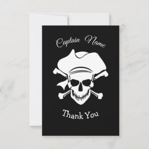 Pirate Crossbone Bedankkaart