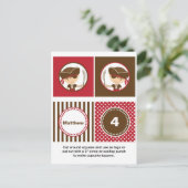 Pirate Cupcake Toppers Briefkaart (Staand voorkant)