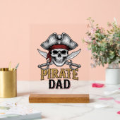 Pirate Dad Skull Sword Vintage Engraving Shirt_1 (Mariage)
