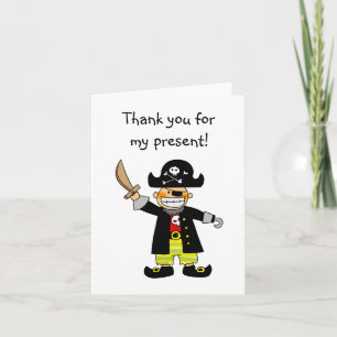 Pirate d'anniversaire, Merci pour mon présent