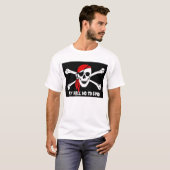 Pirate d'Anti-GMO, non, T-shirts (Devant entier)