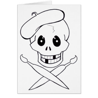 Pirate d'Arrrrtist (crâne et os croisés)