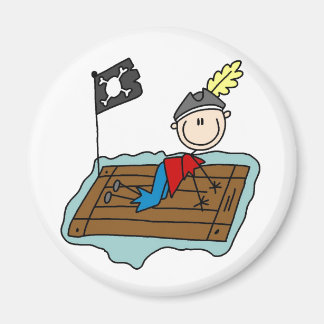 Pirate de bâton sur aimant arrière