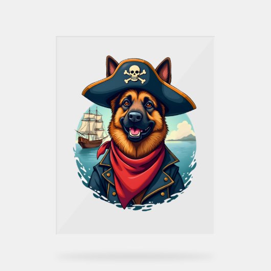 Pirate de chien berger allemand (Recto)