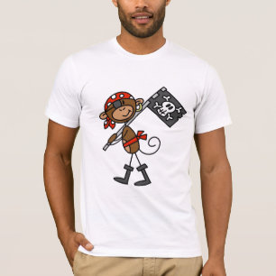 Pirate de singe avec des T-shirts et des cadeaux