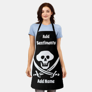 Pirate Design modifier & ajouter du texte, tablier