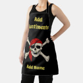 Pirate Design modifier & ajouter du texte, tablier (Insitu)