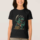 Pirate Dinosaur Adventure Tri-Blend Shirt (Voorkant)