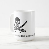 Pirate Discipline Koffiemok (Voorkant links)