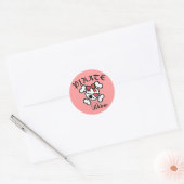 Pirate Diva Ronde Sticker (Envelop)