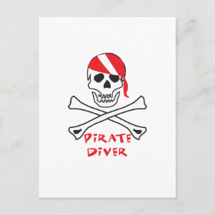 Pirate Diver Briefkaart